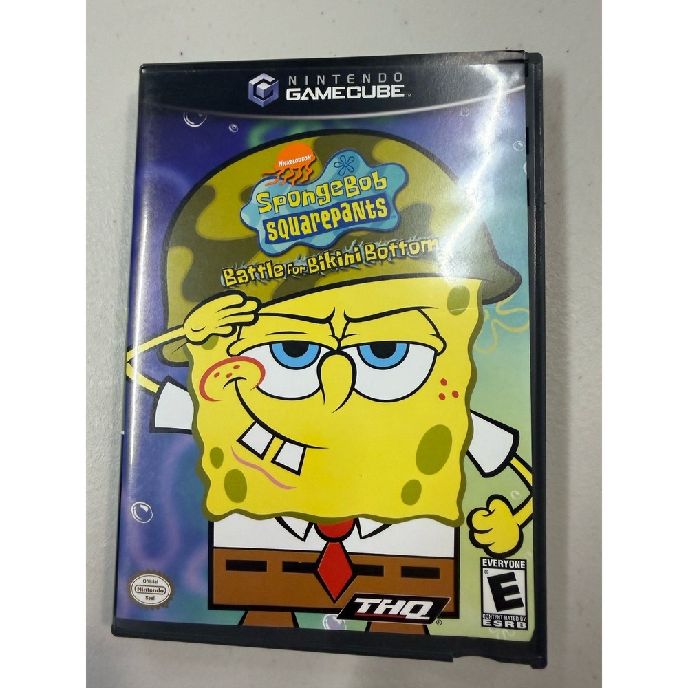SpongeBob SquarePants Battle for Bikini Bottom Nintendo GameCube NGC THQ 2003